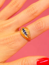 14k Sapphire Eye Ring Fine Jewelry arcadeshops.com