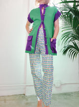 Yves Saint Laurent Colorblock Knit Jacket Jacket arcadeshops.com