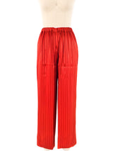 Albert Capraro Striped Satin Ensemble Suit arcadeshops.com