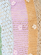 Multicolor Pastel Crochet Tank Top arcadeshops.com