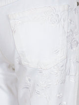 Alexander McQueen Embroidered Denim Pants Bottom arcadeshops.com