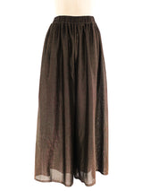 Pierre Cardin Copper Lurex Wide Leg Pants Bottom arcadeshops.com