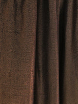 Pierre Cardin Copper Lurex Wide Leg Pants Bottom arcadeshops.com