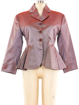 Romeo Gigli Iridescent Silk Jacket Jacket arcadeshops.com