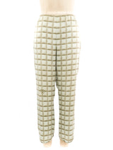 Chanel Quilt Printed Silk Pants Bottom arcadeshops.com