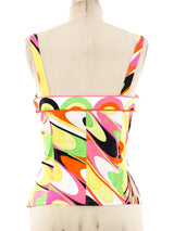 Emilio Pucci Neon Printed Tank Top arcadeshops.com