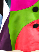 Oscar de la Renta Kaleidoscope Patchwork Jacket Jacket arcadeshops.com