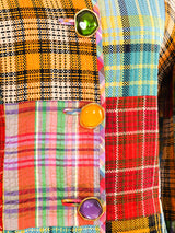Oscar de la Renta Woven Patchwork Jacket Jacket arcadeshops.com