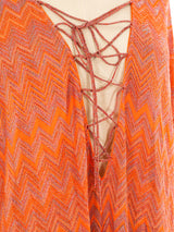 Missoni Orange Chevron Caftan Dress arcadeshops.com