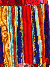 Mixed Print Halter and Skirt Ensemble Suit arcadeshops.com