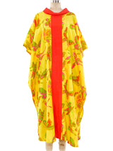 Butterfly Printed Caftan Dress arcadeshops.com