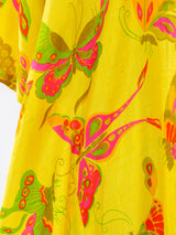 Butterfly Printed Caftan Dress arcadeshops.com