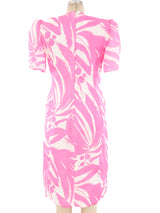 Carolina Herrera Neon Palm Printed Dress Ensemble Dress arcadeshops.com