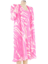 Carolina Herrera Neon Palm Printed Dress Ensemble Dress arcadeshops.com