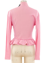 Ungaro Pink Knit Sweater Top arcadeshops.com