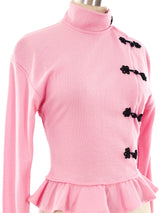 Ungaro Pink Knit Sweater Top arcadeshops.com
