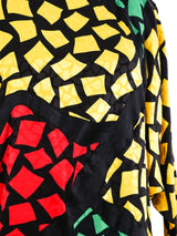 Guy Laroche Colorblock Mosaic Printed Dress Dress arcadeshops.com
