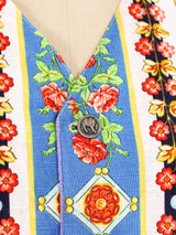 Versus by Gianni Versace Floral and Stripe Printed Vest Top arcadeshops.com