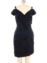 Arnold Scaasi Ruched Mini Dress Dress arcadeshops.com