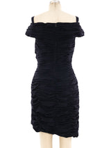 Arnold Scaasi Ruched Mini Dress Dress arcadeshops.com