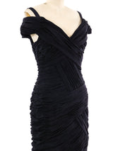 Arnold Scaasi Ruched Mini Dress Dress arcadeshops.com