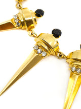 The Show Must Go On Spiked Collar Necklace Accessory arcadeshops.com