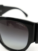 Chanel Bow Embellished Sunglasses Accessory arcadeshops.com