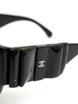 Chanel Bow Embellished Sunglasses Accessory arcadeshops.com