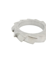 Silvertone Saw Blade Bangle Jewelry arcadeshops.com