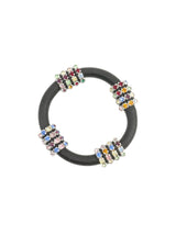 Rubber and Rhinestone Bangle Jewelry arcadeshops.com