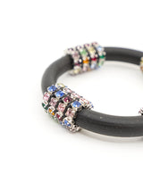 Rubber and Rhinestone Bangle Jewelry arcadeshops.com