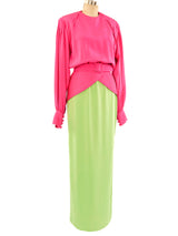 Galanos Reversible Skirt Ensemble Suit arcadeshops.com