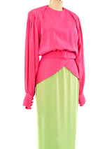 Galanos Reversible Skirt Ensemble Suit arcadeshops.com