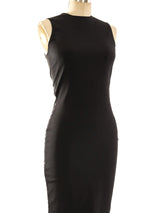 Gianni Versace Grommet Studded Open Back Dress Dress arcadeshops.com