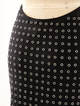 Gianni Versace Grommet Studded Open Back Dress Dress arcadeshops.com