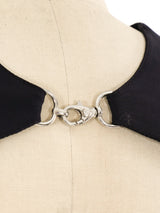 Gianni Versace Grommet Studded Open Back Dress Dress arcadeshops.com