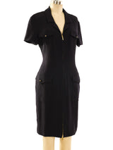 Chanel Black Utility Dress Dress arcadeshops.com