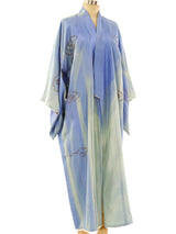 Cerulean Dragon Embroidered Robe Jacket arcadeshops.com