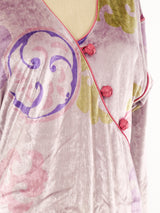 Bill Tice Printed Velvet Maxi Dress Dress arcadeshops.com