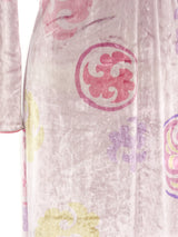 Bill Tice Printed Velvet Maxi Dress Dress arcadeshops.com