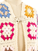Granny Square Crochet Jacket Jacket arcadeshops.com