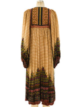 Ritu Kumar Block Printed Silk Indian Dress Dress arcadeshops.com