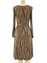 Diane Von Furstenberg Printed Jersey Dress Dress arcadeshops.com