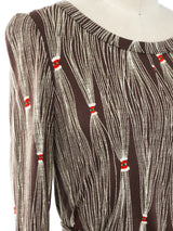 Diane Von Furstenberg Printed Jersey Dress Dress arcadeshops.com