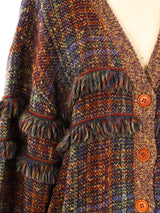 Missoni Yarn Fringe Trimmed Cardigan Jacket arcadeshops.com