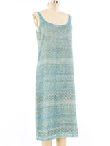 Halston Bead Embellished Tank Dress Dress arcadeshops.com