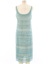 Halston Bead Embellished Tank Dress Dress arcadeshops.com