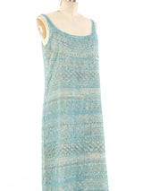 Halston Bead Embellished Tank Dress Dress arcadeshops.com