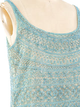 Halston Bead Embellished Tank Dress Dress arcadeshops.com