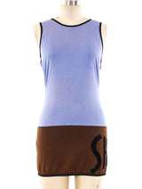 Jean Paul Gaultier Colorblock Micro Mini Dress arcadeshops.com